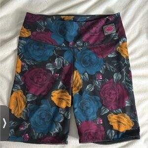 Nike One Athletic floral shorts